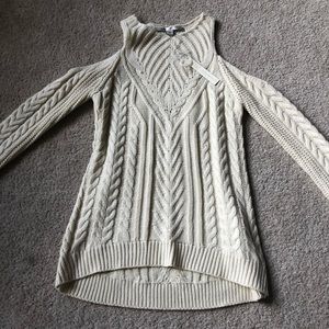 Lauren Conrad cold shoulder sweater